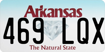AR license plate 469LQX