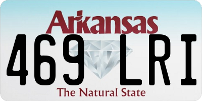 AR license plate 469LRI
