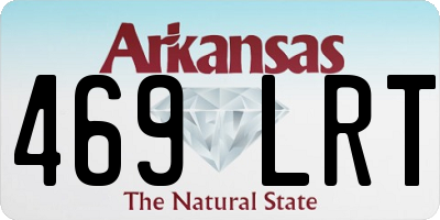 AR license plate 469LRT