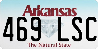 AR license plate 469LSC
