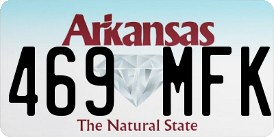 AR license plate 469MFK