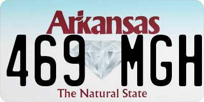 AR license plate 469MGH