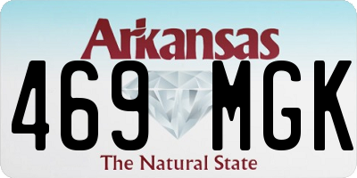 AR license plate 469MGK