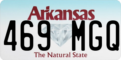 AR license plate 469MGQ