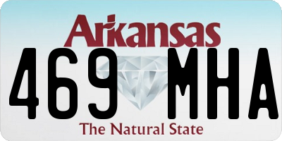 AR license plate 469MHA