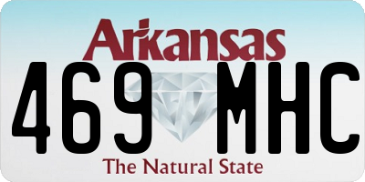 AR license plate 469MHC