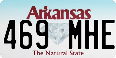 AR license plate 469MHE