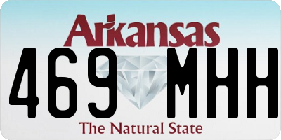 AR license plate 469MHH