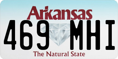 AR license plate 469MHI