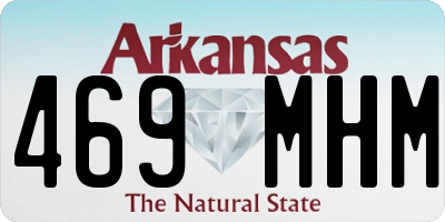 AR license plate 469MHM