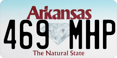 AR license plate 469MHP