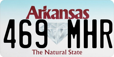 AR license plate 469MHR