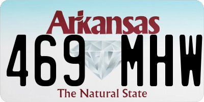 AR license plate 469MHW