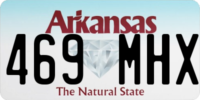 AR license plate 469MHX