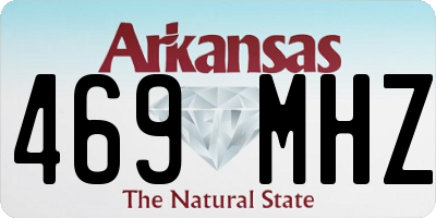 AR license plate 469MHZ