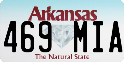 AR license plate 469MIA