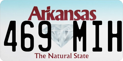 AR license plate 469MIH