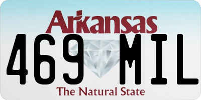 AR license plate 469MIL