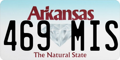 AR license plate 469MIS
