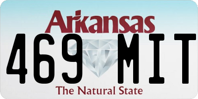 AR license plate 469MIT