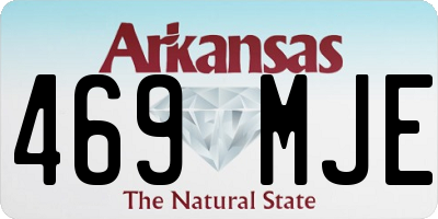 AR license plate 469MJE