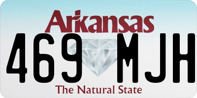 AR license plate 469MJH