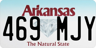 AR license plate 469MJY