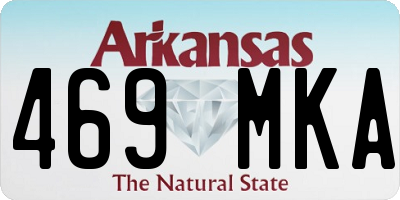 AR license plate 469MKA
