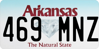 AR license plate 469MNZ
