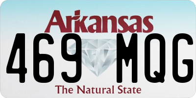 AR license plate 469MQG