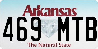 AR license plate 469MTB
