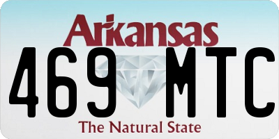 AR license plate 469MTC