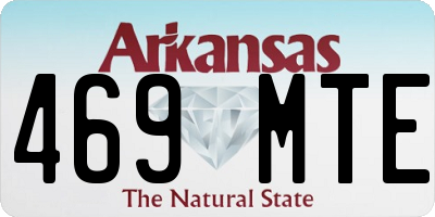AR license plate 469MTE