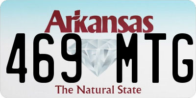 AR license plate 469MTG