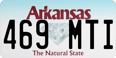 AR license plate 469MTI