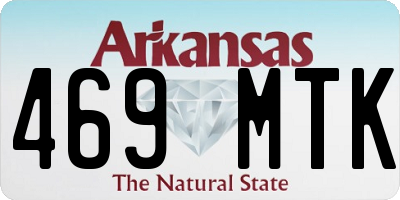 AR license plate 469MTK