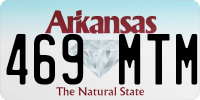 AR license plate 469MTM