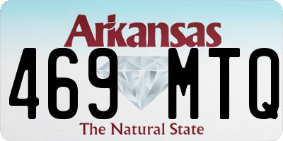 AR license plate 469MTQ