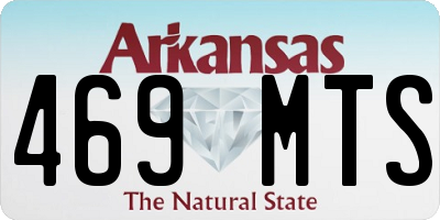AR license plate 469MTS