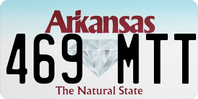 AR license plate 469MTT
