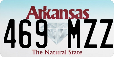 AR license plate 469MZZ