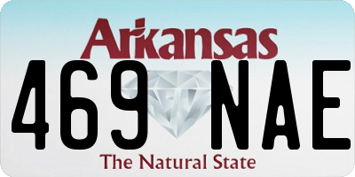 AR license plate 469NAE
