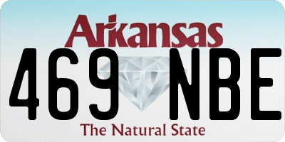 AR license plate 469NBE