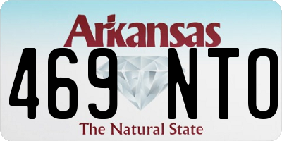 AR license plate 469NTO