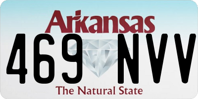 AR license plate 469NVV