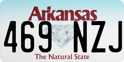 AR license plate 469NZJ