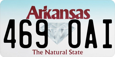 AR license plate 469OAI