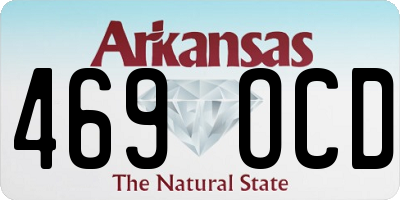 AR license plate 469OCD