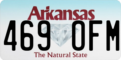 AR license plate 469OFM