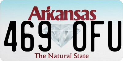 AR license plate 469OFU